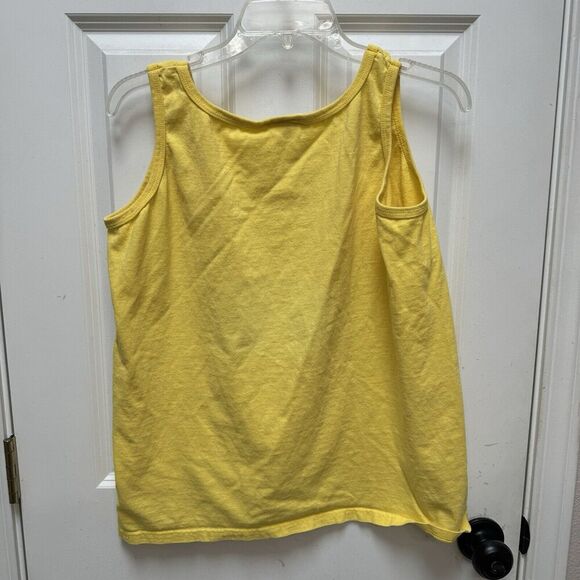 VTG Ron Jon Surf Shop Shirt Large Yellow Tank Top Y2K Made In USA - Picture 2 of 8